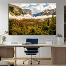 Half Dome Yosemite Canvas Wall Art – Majestic Triptych