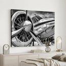 Vintage Antique Airplane Wall Art Canvas Print