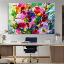 Oil Flower Abstract Canvas Print by MyGreatCanvas | Canvas Wall Art Prints | Photo Prints & Wall Decor