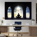 Women and Yoga Wall Art Canvas Print
