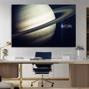 Framed Saturn Wall Art Canvas Print