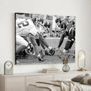 American Football Player Wall Art Canvas Print