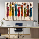 Abstract African Women Wall Art Canvas Print by MyGreatCanvas | Canvas Wall Art Prints | Photo Prints & Wall Decor