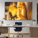Gold Buddha Statue Hands Wall Art Canvas Print by MyGreatCanvas | Canvas Wall Art Prints | Photo Prints & Wall Decor