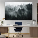 Foggy Forest Wall Art Canvas Print | 3 Panel Large Misty by MyGreatCanvas | Canvas Wall Art Prints | Photo Prints & Wall Decor
