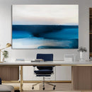 Dark Blue Abstract Wall Art Canvas Print by MyGreatCanvas | Canvas Wall Art Prints | Photo Prints & Wall Decor