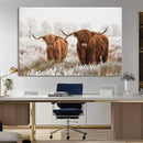 Longhorn Cattle Wall Art Canvas Print, Framed Farmhouse by MyGreatCanvas | Canvas Wall Art Prints | Photo Prints & Wall Decor