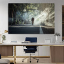 Cycling Road Bike in the Morning, Cycling Road Bike Canvas by MyGreatCanvas | Canvas Wall Art Prints | Photo Prints & Wall Decor
