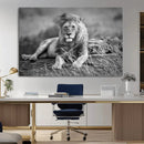 King Forest Lion Wall Art Canvas Print – Framed Majestic by MyGreatCanvas | Canvas Wall Art Prints | Photo Prints & Wall Decor