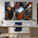 Spices and Seasonings Canvas Wall Art – Colorful Triptych by MyGreatCanvas | Canvas Wall Art Prints | Photo Prints & Wall Decor
