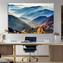 Mountains Forest Autumn Wall Art Canvas Print by MyGreatCanvas | Canvas Wall Art Prints | Photo Prints & Wall Decor