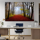 Foggy Forest Wall Art Landscape Canvas Print