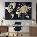 World Map Canvas Print – Detailed Map of the World Wall Art by MyGreatCanvas | Canvas Wall Art Prints | Photo Prints & Wall Decor