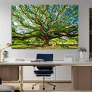 Majestic Oak Tree Wall Art – Serene Nature Canvas Print with