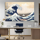 Wall Art Kanagawa Canvas Artwork Abstract Print
