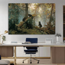 Grizzly Bear Cubs Wall Art Canvas Print by MyGreatCanvas | Canvas Wall Art Prints | Photo Prints & Wall Decor