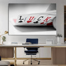 Framed Luck Poker Cards Canvas – Modern Triptych Wall Art,