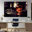 Whiskey and Cigar Canvas – Luxurious Wall Art for Home or