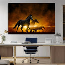 Horse Wall Art Canvas Print, Multi Panel Animal Canvas Print