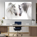 White Horse Wall Art Animal Canvas Print by MyGreatCanvas | Canvas Wall Art Prints | Photo Prints & Wall Decor
