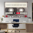 Music Cassette Iconic Wall Art Canvas Print by MyGreatCanvas | Canvas Wall Art Prints | Photo Prints & Wall Decor