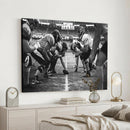 American Football Wall Art Canvas Print Framed Stadium Sport