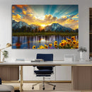 Grand Teton Park Sunrise Wall Art – Vibrant Landscape Canvas by MyGreatCanvas | Canvas Wall Art Prints | Photo Prints & Wall Decor