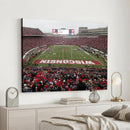 Wisconsin Badgers Team Print Canvas - Madison Camp Randall