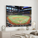 Texas Rangers Baseball Team Print - Arlington Globe Life