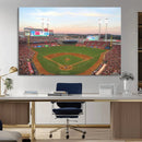 Cincinnati Reds Baseball Print Canvas- Cincinnati