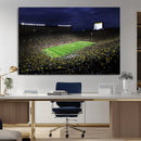 Michigan Wolverines Football Canvas Wall Decor, Football