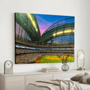 Milwaukee Brewers Baseball Team Print Canvas- American