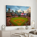 St. Louis Cardinals Baseball Team Print - Busch Stadium Wall