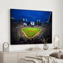 Truist Park Night Game Canvas Art - Atlanta Braves Stadium