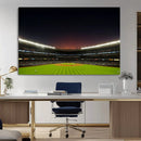 Yankee Stadium Night Game Triple Canvas, Yankee Stadium