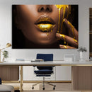 African American Art Black Woman Canvas Print, African Wall
