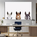 Horse Prints Set, Set of 3 Horse Wall Art, Horses Portraits, by MyGreatCanvas | Canvas Wall Art Prints | Photo Prints & Wall Decor