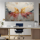 Golden Angel Wings Wall Art Canvas Print – Stunning Abstract by MyGreatCanvas | Canvas Wall Art Prints | Photo Prints & Wall Decor