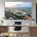 Old Trafford Manchester United Stadium Wall Art Canvas Print