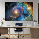 Spiral Galaxy Wall Art Canvas Print