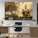 Zen Buddha Wall Art Canvas Print | Peaceful Meditation Decor