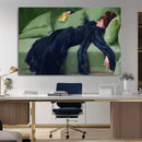 Decadent Girl by Ramon Casas Wall Art Canvas Print, Framed