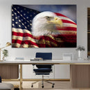 American Flag Eagle Symbol Wall Art, American Flag Eagle by MyGreatCanvas | Canvas Wall Art Prints | Photo Prints & Wall Decor