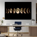 Phases of the Moon Wall Art | Canvas Print for Modern Wall by MyGreatCanvas | Canvas Wall Art Prints | Photo Prints & Wall Decor