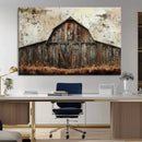 Rustic Barn Wall Art | Farmhouse Wall Decor Canvas Print |