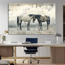 Chines Style Majestic Horses Wall Art | Ready to Hang and
