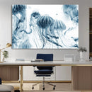Abstract Jellyfish Canvas Print Wall Art