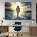 Jesus Walking on Water Wall Art | Canvas Print | Ready to