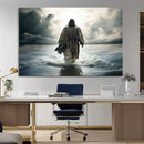 Jesus Walking on Water Wall Art | Canvas Print | Ready to