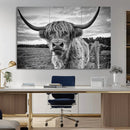 Scottish Highland Cow Canvas Wall Art Farmhouse Decor, by MyGreatCanvas | Canvas Wall Art Prints | Photo Prints & Wall Decor